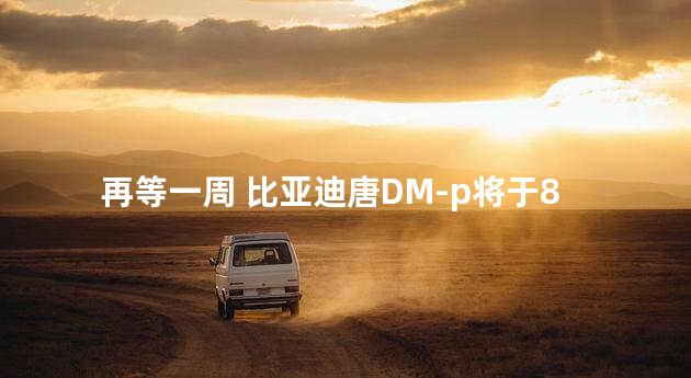 再等一周 比亚迪唐DM-p将于8月25日上市